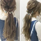 Snatch X hitomi-gohan+ayuum’s 設計師手工卡丘莎系列 - 雨滴雲彩貝殼髮夾鏈