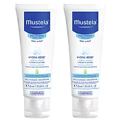 Mustela慕之恬廊 慕之幼潤面乳霜40ml(2入組)