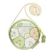 San-X 角落公仔一起去郊遊系列透明防水長掛繩零錢包