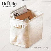 森/棉麻深型收納盒-4入組