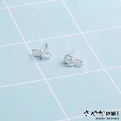 【Sayaka紗彌佳】純銀人字拖可愛卡通純銀耳環