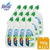【潔霜】芳香浴廁清潔劑750g-綠茶馨香(12入/箱)~箱購