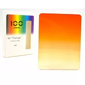 Tianya天涯100日落濾鏡黃昏濾鏡SOFT Z型方型鏡片(深橘色-淺橘;相容法國Cokin高堅Z系列Z方形濾鏡)料號T10SS