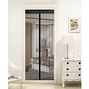 【巴芙洛】頂級防蚊靜音門簾-90x210cm(2入)-黑色