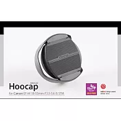 臺灣製HOOCAP半自動鏡頭蓋兼遮光罩M6652D蓋(相容Canon原廠EW-54 E-52II)適EF-M 18-55mm F3.5-5.6 IS STM EF-S 55-200mm半自動鏡蓋半自動開闔蓋