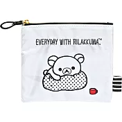 San-X 拉拉熊黑與白系列面紙套零錢包