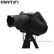 韓國製馬田Matin單眼單反相機雨衣海棉隔音罩M-6398(可雙手操作;防水消音保暖塗層;可收縮鏡頭處;含3個口袋)
