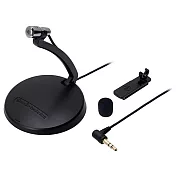 日本鐵三角Audio-Technica兩用MONO單聲道麥克風AT9931PC(附泡棉防風罩,可站立或夾在領口)micphone