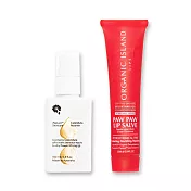 澳洲Organic Island X iNature-保濕滋潤組-木瓜霜(25g)+金盞花營養霜(100ml)