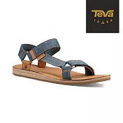 TEVA 美國 男 Original Denim 緹花織帶涼鞋-US7單寧藍