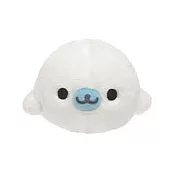 San-X 小海 豹圓球泡泡系列掌心沙包小公仔 白白小海 豹