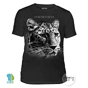 【摩達客】美國The Mountain保育系列 花豹永恆滅絕 中性短袖紀念T恤 柔軟舒適高級混紡 成人XL