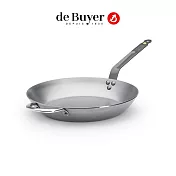 法國【de Buyer】畢耶鍋具『原礦蜂蠟系列』法式傳統單柄單耳平底鍋36cm