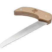 《KitchenCraft》Paul木柄鋸齒麵包刀