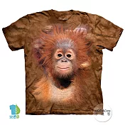 【摩達客】美國進口The Mountain 小紅毛猩猩 純棉環保藝術中性短袖T恤 成人版L(台版XL)