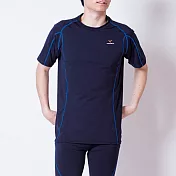 VENEX RECHARGE+ 紳士型 短袖上衣M海軍藍