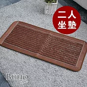 【BUHO布歐】酷涼防滑二人碳化麻將坐墊(50x110cm)