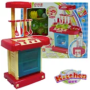 【Party World】手提式聲光音樂家家酒廚具台組（藍色）