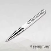 【STAEDTLER PREMIUM】MS-RESINA原子筆 白筆尖-B 筆尖-B 白色