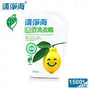 清淨海 環保洗衣精補充包(檸檬飄香) 1500g (12入組)