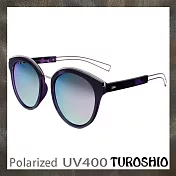 Turoshio-偏光太陽眼鏡 潮流時尚 豹紋紫水銀 H6170 C3