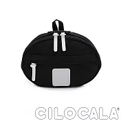 【CILOCALA】亮彩尼龍防潑水 TAMAGO側背包-黑色