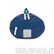 【CILOCALA】亮彩尼龍防潑水 TAMAGO側背包-湖藍色