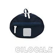 【CILOCALA】亮彩尼龍防潑水 TAMAGO側背包-深藍色