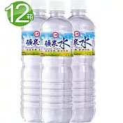 台糖礦泉水12箱(600mlX24瓶/箱)