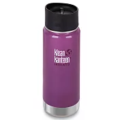 美國Klean Kanteen寬口保溫鋼瓶473ml-紫葡萄(咖啡蓋)