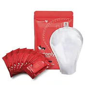 蹦蹦跳 寵物濕紙巾貓狗擦澡手套 5入/包+無香隨身包8入 組