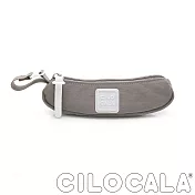 【CILOCALA】亮彩尼龍防潑水 BANANA筆袋灰色