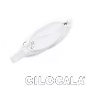 【CILOCALA】亮彩尼龍防潑水 BANANA筆袋 白色