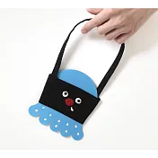 `0416x1024／小章魚。環保手提杯袋／紅鼻款