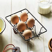 【Homely Zakka】工藝美感鐵線手工製蛋架(墨黑)