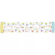 San -X 拉拉熊繽紛色彩系列涼感長毛巾 - 彩色三角形