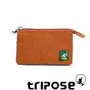 tripose 漫遊系列岩紋簡約微旅萬用零錢包 橘色