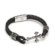 ZENGER 經典時尚皮繩系列-天使-黑L黑