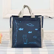 HotCat辣貓 休閒小型提袋 便當袋(深藍)7800-179-NO.30