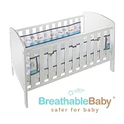 英國 BreathableBaby 透氣嬰兒床圍 兩側型 (19432魔法森林款)