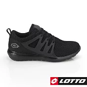 LOTTO 義大利 女 CITYRIDE 潮流跑鞋-US6黑