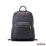 satana - Fresh 輕職人電腦後背包 -麻花黑