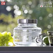 【ADERIA】日本進口時尚飲料桶  2L (附不鏽鋼水龍頭)