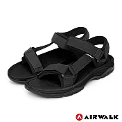 AIRWALK - Y字造型休閒涼鞋-男款US8黑色