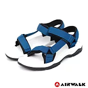 AIRWALK - Y字造型休閒涼鞋-男款US7中藍