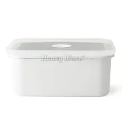 【FUJIHORO 富士琺瑯】官方直營Vido系列-真空琺瑯調理盒(白) 深型L