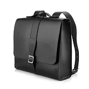 【The Leather Satchel Co.】英國原裝手工牛皮限量聯名款後揹包 手提包 後背包 多功能兩用包 精湛工藝 (火炭黑)