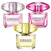 VERSACE 凡賽斯 超值女香5ml 3入組(香戀水晶+香愛黃鑽+絕對‧香戀水晶)