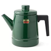FUJIHORO日本富士琺瑯-Solid系列-1.6L琺瑯咖啡壺-森林綠