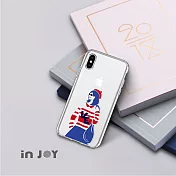 INJOYmall for iPhone 6 / 6s 簡約文青情侶女生款透明防摔手機殼 保護殼